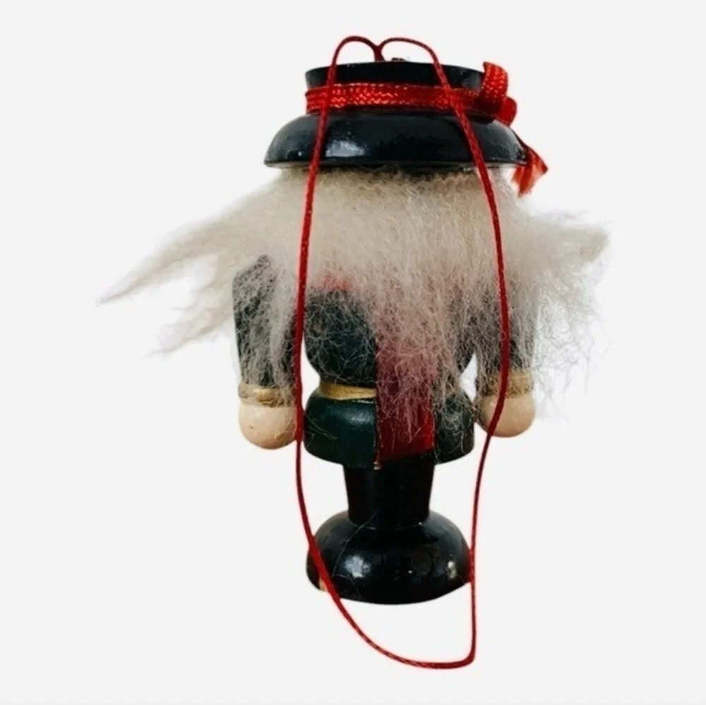 Vintage Goebel Nutcracker Prince Wood Ornament 2.5